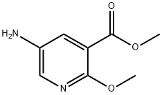 5-氨基-2-甲氧基烟酸甲酯分子式结构图