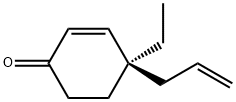 4-allyl-4-ethylcyclohex-2-enone分子式结构图