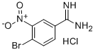 BENZENECARBOXIMIDAMIDE,4-BROMO-3-NITRO-,HYDROCHLORIDE (1:1)分子式结构图