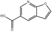 呋喃[2,3-B]吡啶-5-羧酸分子式结构图