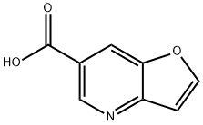 呋喃[3,2-B]吡啶-6-羧酸分子式结构图