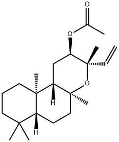 ent-13-epi-12-acetoxymanoyl oxide分子式结构图