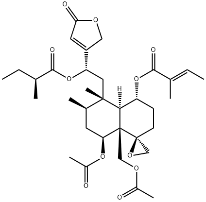 筋骨草素G1分子式结构图