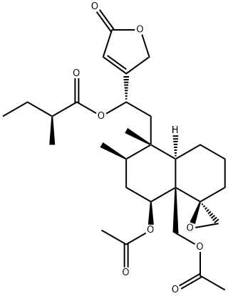 筋骨草素F4分子式结构图