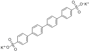 1,1':4',1'':4'',1'''-QUATERPHENYL-4,4'''-DISULFONIC ACID DIPOTASSIUM SALT分子式结构图