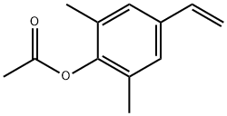 2,6-DIMETHYL-4-VINYLPHENYL ACETATE分子式结构图