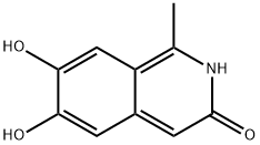 3(2H)-Isoquinolinone,6,7-dihydroxy-1-methyl-(9CI)分子式结构图