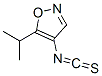 Isoxazole, 4-isothiocyanato-5-(1-methylethyl)- (9CI)分子式结构图