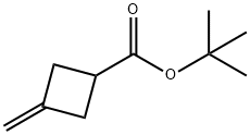 tert-butyl 3-methylenecyclobutanecarboxylate分子式结构图