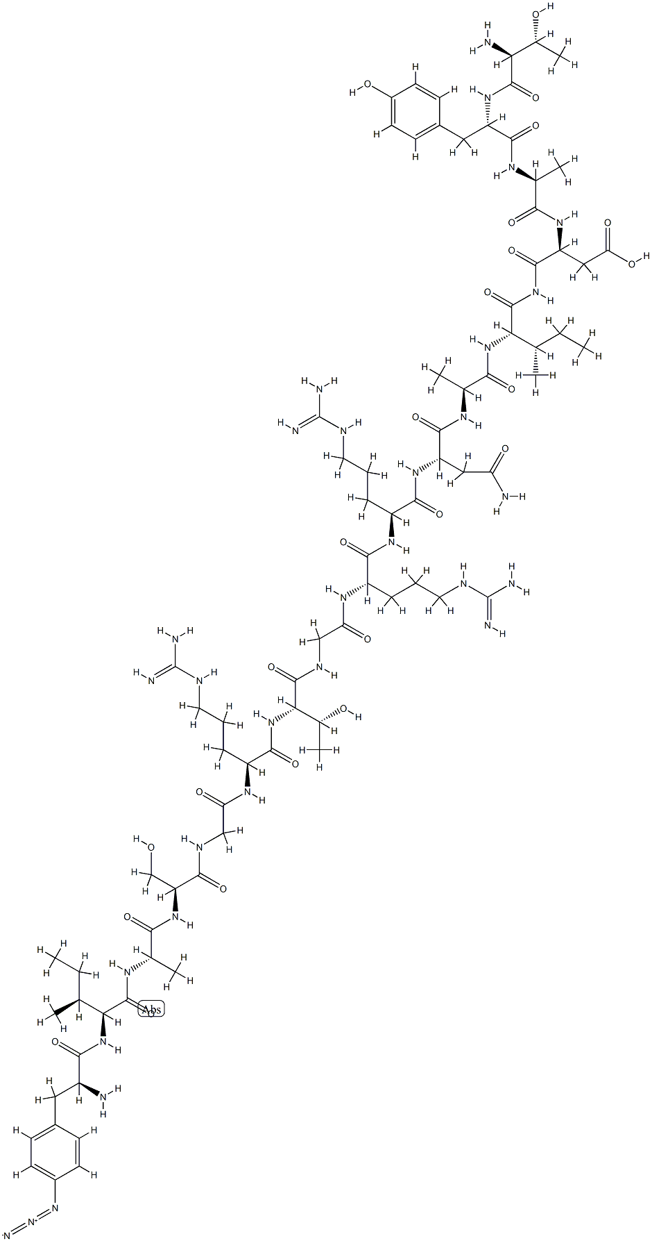 protein kinase inhibitor (6-22)amide, 4-azidophenylalanine(10)-分子式结构图