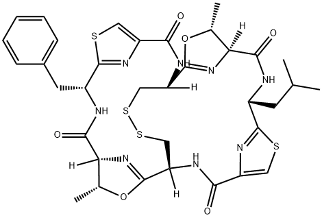 ulithiacyclamide B分子式结构图