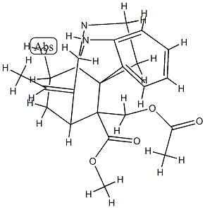 22-O-acetyl-N(b)-demethylechitamine分子式结构图