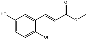 2-Propenoic acid, 3-(2,5-dihydroxyphenyl)-, methyl ester, (2E)-分子式结构图