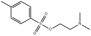 2-二甲胺基乙基4-甲基苯磺酸分子式结构图