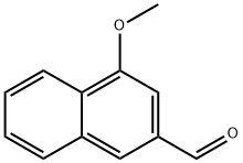 4-甲氧基-2-萘醛分子式结构图