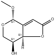 [4S-(4α,7β,7aα)]-7,7a-Dihydro-7-hydroxy-4-Methoxy-4H-furo[3,2-c]pyran-2(6H)-one分子式结构图