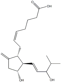 9-deoxy-16,16-dimethyl-tetranor-9-methyleneprostaglandin E2分子式结构图