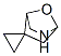 Spiro[cyclopropane-1,5-[7]oxa[2]azabicyclo[2.2.1]heptane] (9CI)分子式结构图