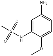 N-(5-氨基-2-甲氧基苯基)甲磺酰胺分子式结构图