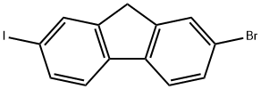 2-溴-7-碘芴分子式结构图