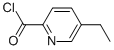 2-Pyridinecarbonyl chloride, 5-ethyl- (9CI)分子式结构图