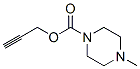 1-Piperazinecarboxylicacid,4-methyl-,2-propynylester(9CI)分子式结构图