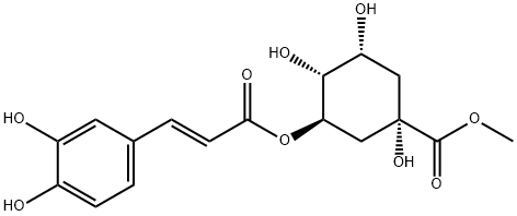 3-咖啡酰奎尼酸甲酯分子式结构图