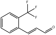 3-(2-(TRIFLUOROMETHYL)PHENYL)ACRYLALDEHYDE分子式结构图