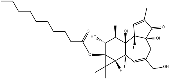 Phorbol 13-Decanoate >99%分子式结构图