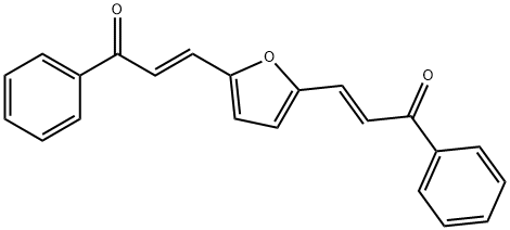 3-[5-(3-OXO-3-PHENYL-1-PROPENYL)-2-FURYL]-1-PHENYL-2-PROPEN-1-ONE分子式结构图