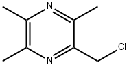 2-(氯甲基)-3,5-二甲基吡嗪分子式结构图