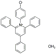 1-(4-HYDROXYPHENYL)-2,4,6-TRIPHENYLPYRIDINIUM HYDROXIDE INNER SALT HYDRATE分子式结构图