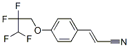 4-(2,2,3,3-TETRAFLUOROPROPOXY)CINNAMONITRILE分子式结构图