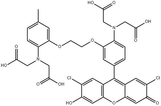 荧光钙探针FLUO-3分子式结构图