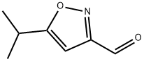 5-(丙-2-基)-1,2-噁唑-3-甲醛分子式结构图