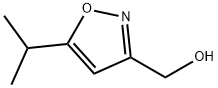 (5-异丙基-3-异恶唑)甲醇分子式结构图