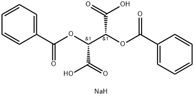 Butanedioic acid, 2,3-bis(benzoyloxy)-, disodiuM salt, [R-(R*,R*)]-分子式结构图