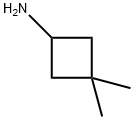 3,3-二甲基-环丁胺分子式结构图