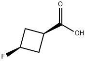 顺式-3-氟环丁烷羧酸分子式结构图