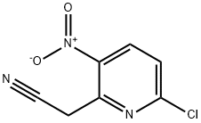 6-氯-3-硝基吡啶乙腈分子式结构图