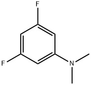 Benzenamine, 3,5-difluoro-N,N-dimethyl- (9CI)分子式结构图