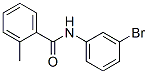 N-(3-bromophenyl)-2-methylbenzamide分子式结构图