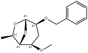 .alpha.-talo-Heptopyranose, 1,6-anhydro-3,7-dideoxy-4-O-methyl-2-O-(phenylmethyl)-分子式结构图