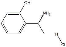 2-[(1R)-1-氨基乙基]苯酚盐酸盐分子式结构图