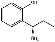 2-((1S)-1-AMINOPROPYL)PHENOL分子式结构图