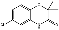 2,2-二甲基-6-氯-2H-苯并[B][1,4]噁嗪-3(4H)-酮分子式结构图