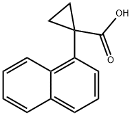 1-(1-萘基)环丙烷甲酸分子式结构图