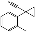 1-(2-甲基苯基)环丙烷-1-腈分子式结构图