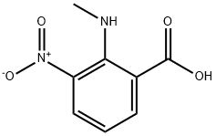 2-(甲基氨基)-3-硝基苯甲酸分子式结构图