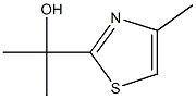 2-(4-甲基噻唑-2-基)丙-2-醇分子式结构图